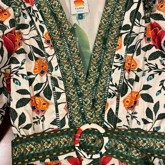 FARM Rio Garden Tapestry Sand Romper - Picture 2 of 3